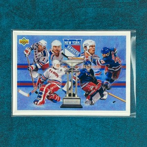 New York Rangers Presidents Trophy #34