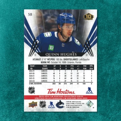 Quinn Hughes #58
