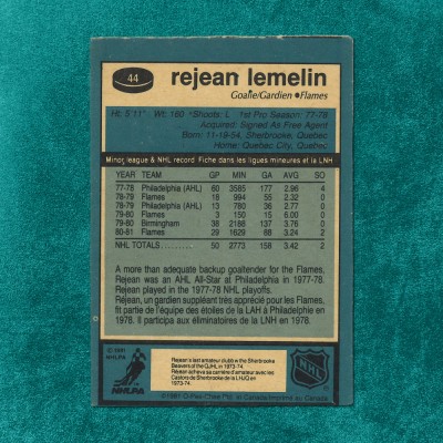 Rejean Lemelin #44