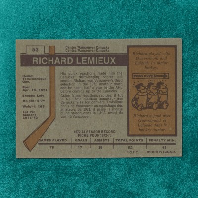 Richard Lemieux #53