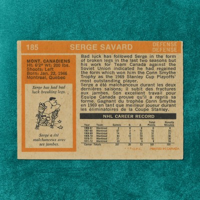 Serge Savard #185