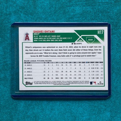 Shohei Ohtani Holiday #H17 topps