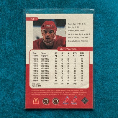 Steve Yzerman #McD-4