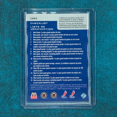 Wayne Gretzky #5 of 9